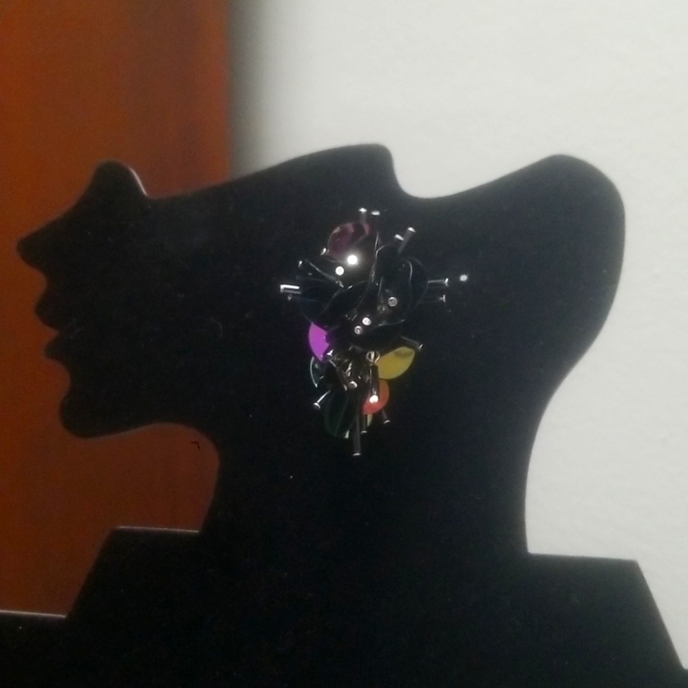 Amazing Iridescent Earrings. NWT